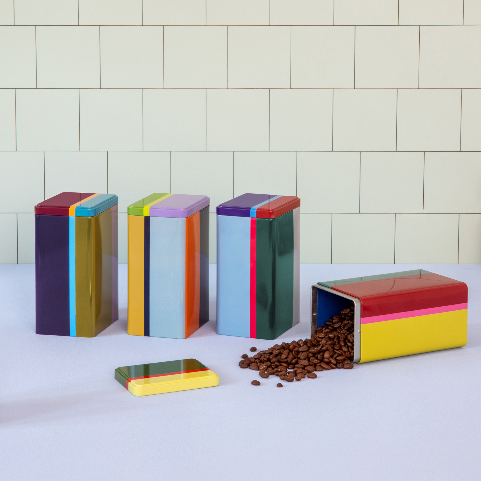 Set de 4 latas