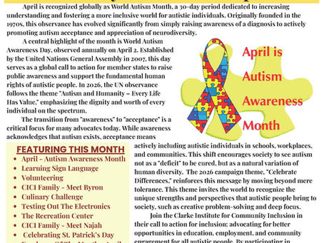 CICINY Newsletter - April 2026