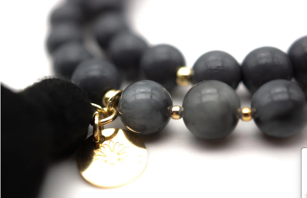 Miniaturbild: Armband Mala Twin Graphite, Schmückstück Nr. 146