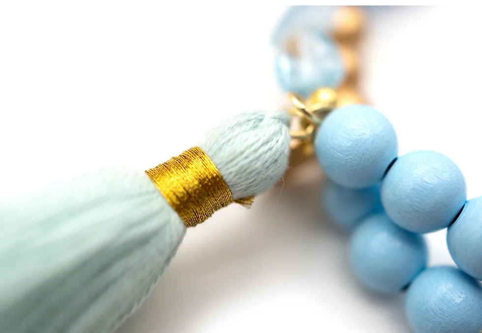 Miniaturbild: Armband Mala Twin, Blue Horizon, Schmückstück Nr. 166