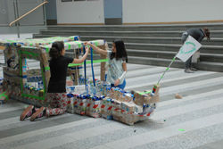 construyendo el bote