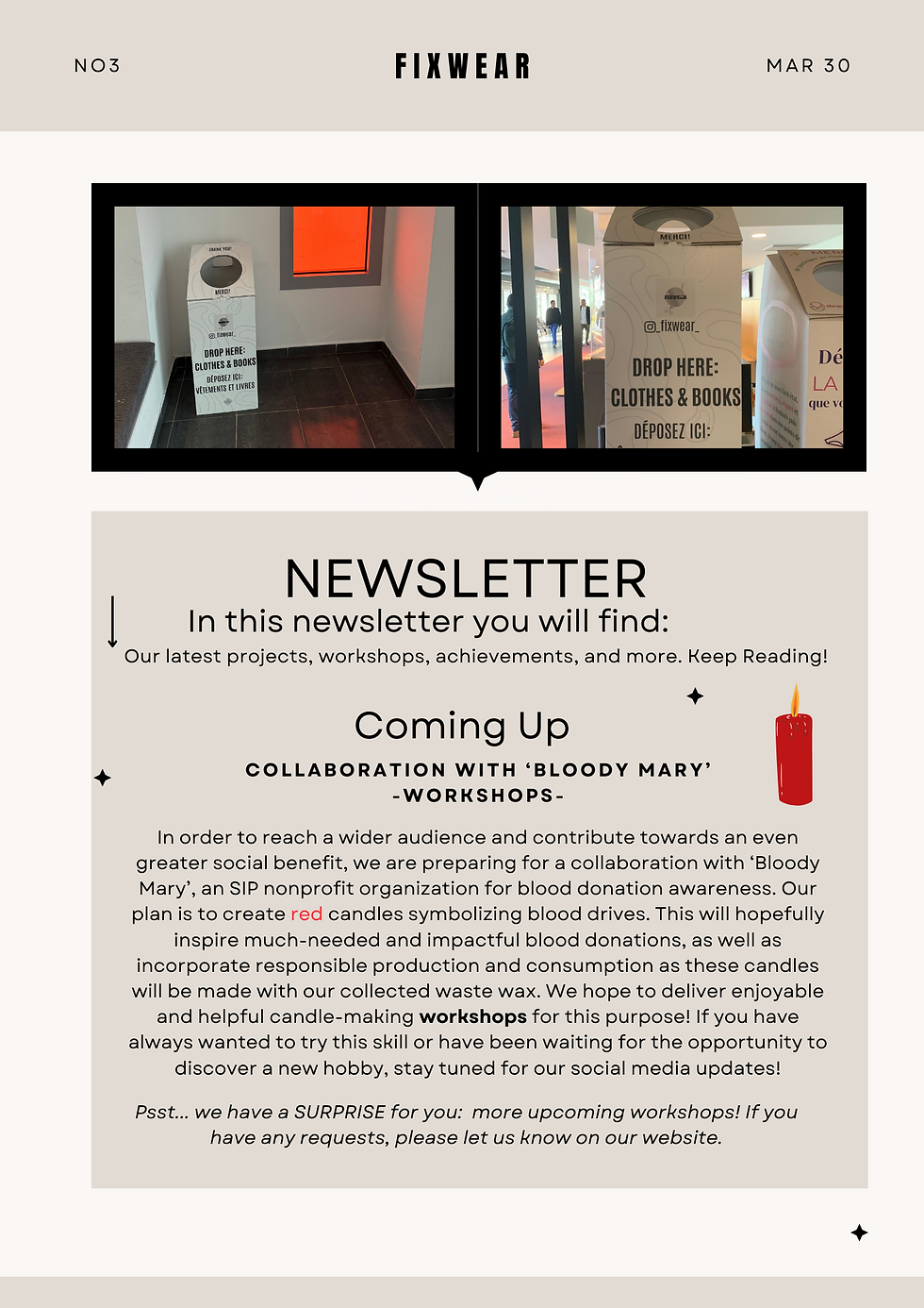 Newsletter No. 3 - March Edition