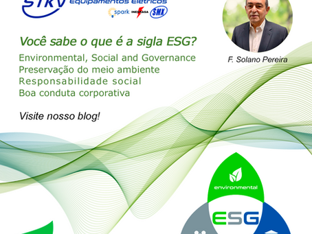 Você sabe o que é a sigla ESG?