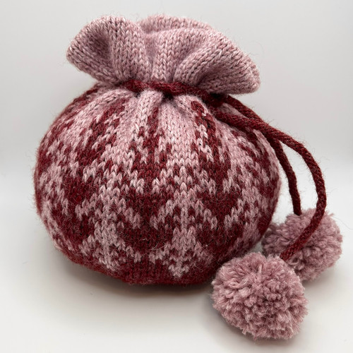 Imber Dice Bag Knitting Pattern Peiko Peiko