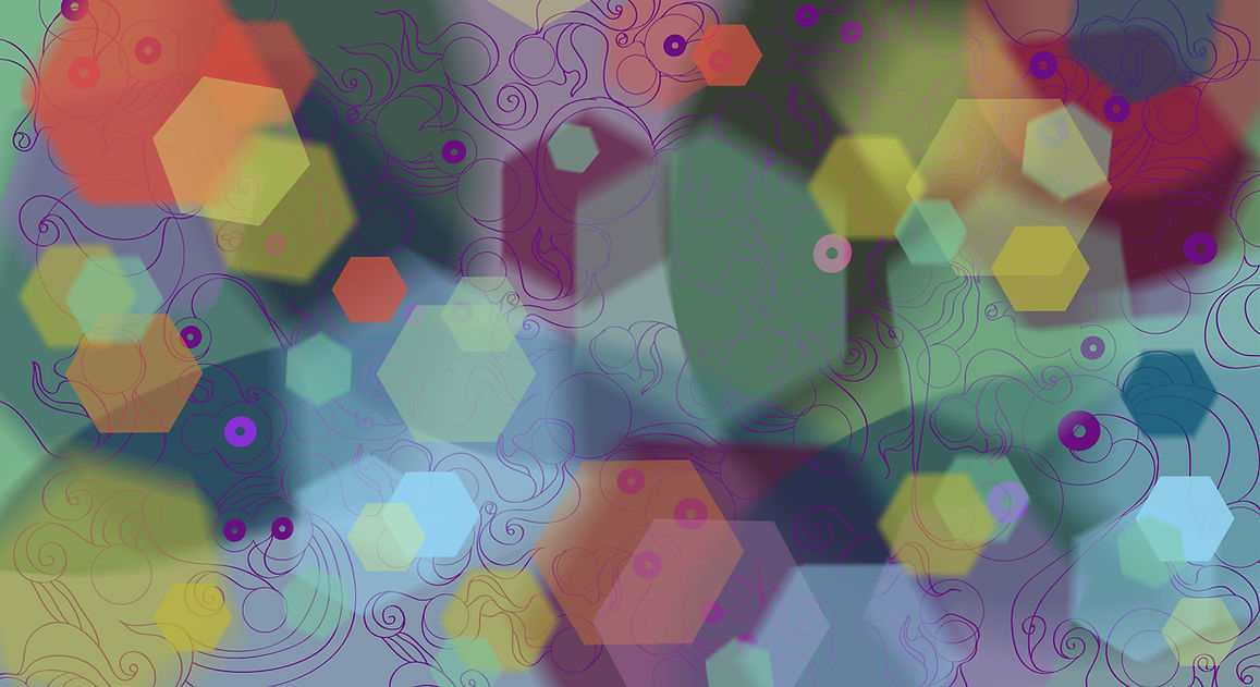 Abstraktes hexagonales Muster