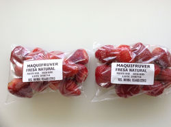Fresas frescas para jugo