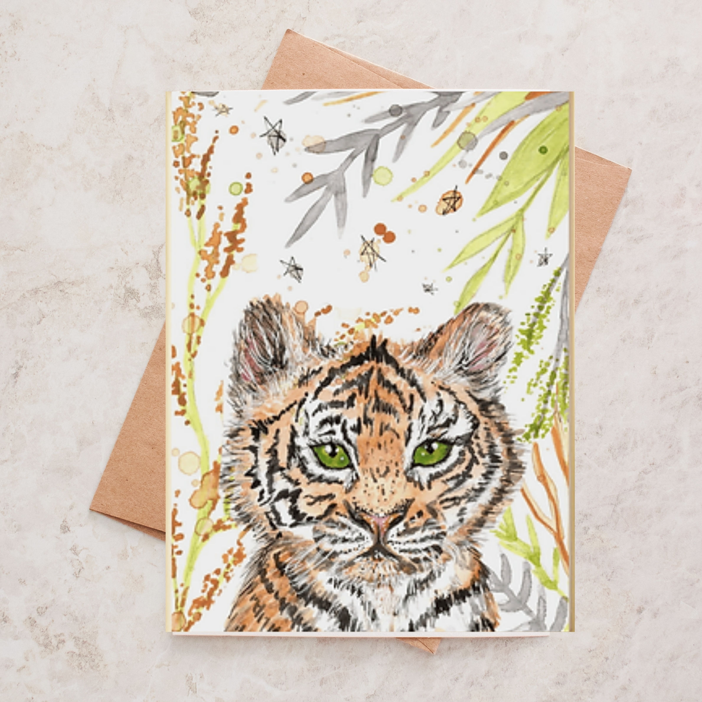 'Tigger' Tiger Card