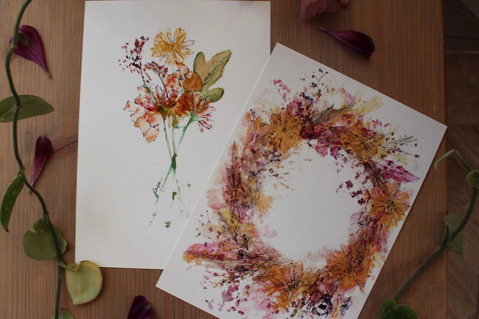 Thumbnail: Golden Wreath, Fine Art Print