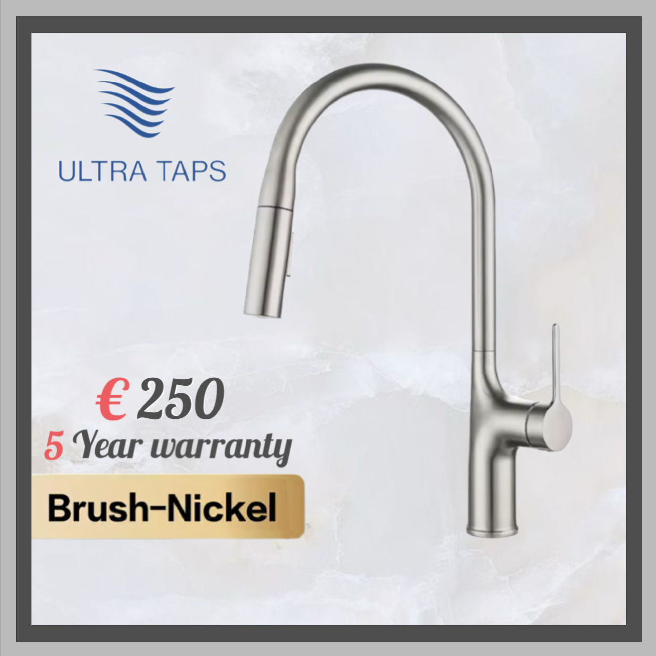 Kitchen Brushed Chrome pullout No 85