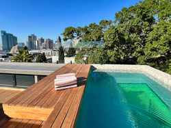 From the private plunge pools
