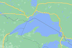 Fonte da imagem: Wikipédia Aba Lago superior, o maior dos 5 lagos.