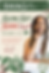 SwagHer "Glow Gift Guide" holiday promo graphic featuring a smiling woman with long locs.