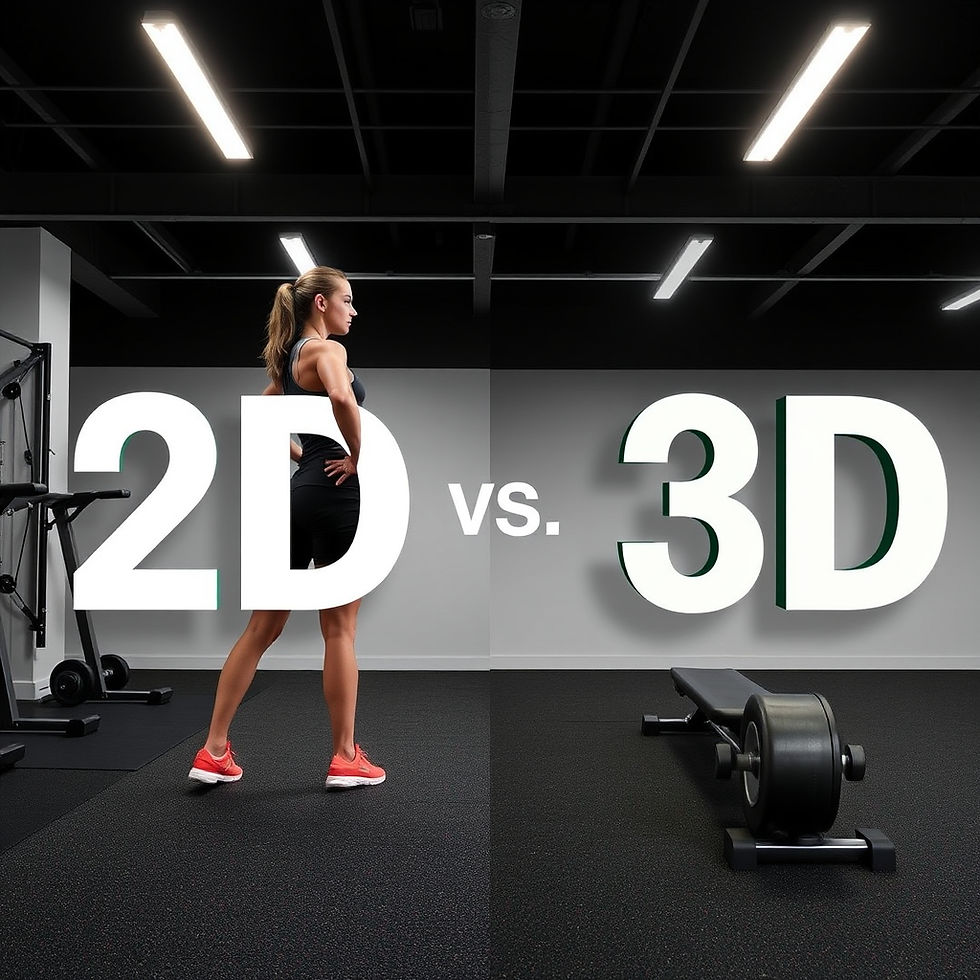 2D fitness vs. 3D fitness