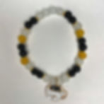 Bracelet en perle de verre - chat