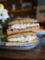 CRANBERRY WALNUT CHICKEN SALAD SANDWICH