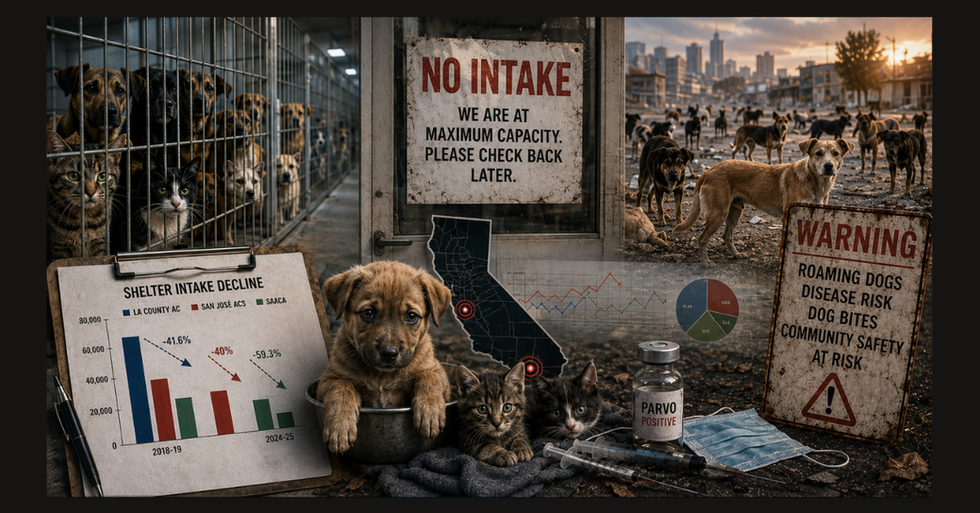 When Shelters Stop Taking Animals: The Crisis Behind the Numbers