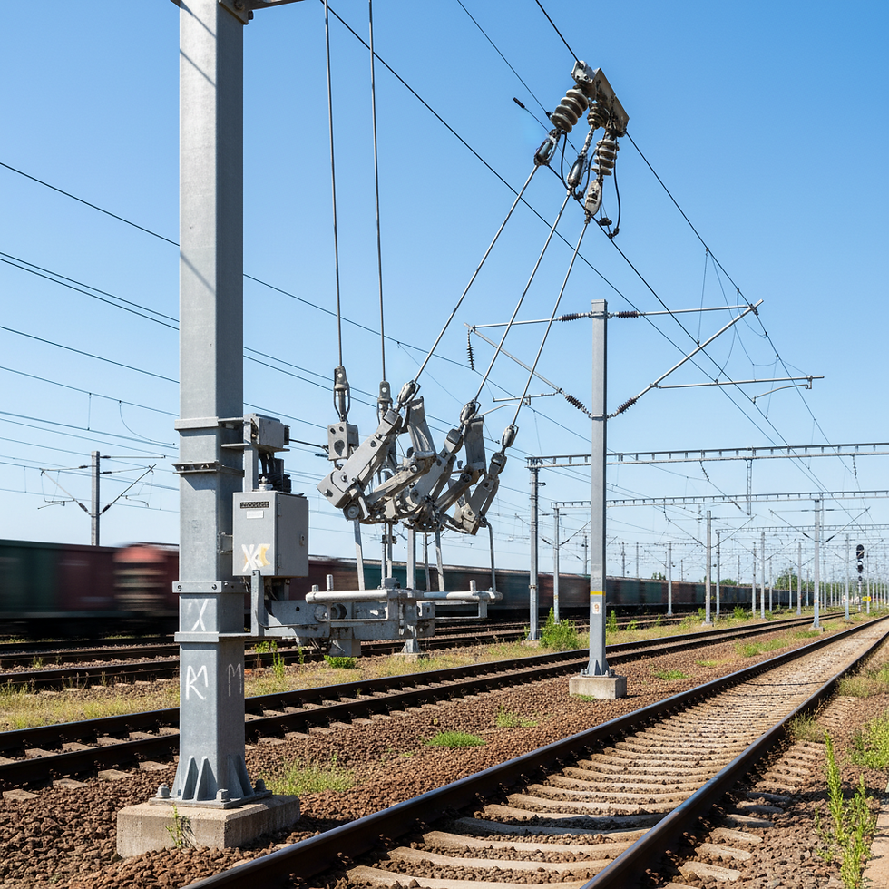 Precision machined brass and copper Catenary Hardware