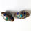 Thumbnail: Double Point Lapis, Turquoise and Coral Inlay Bead