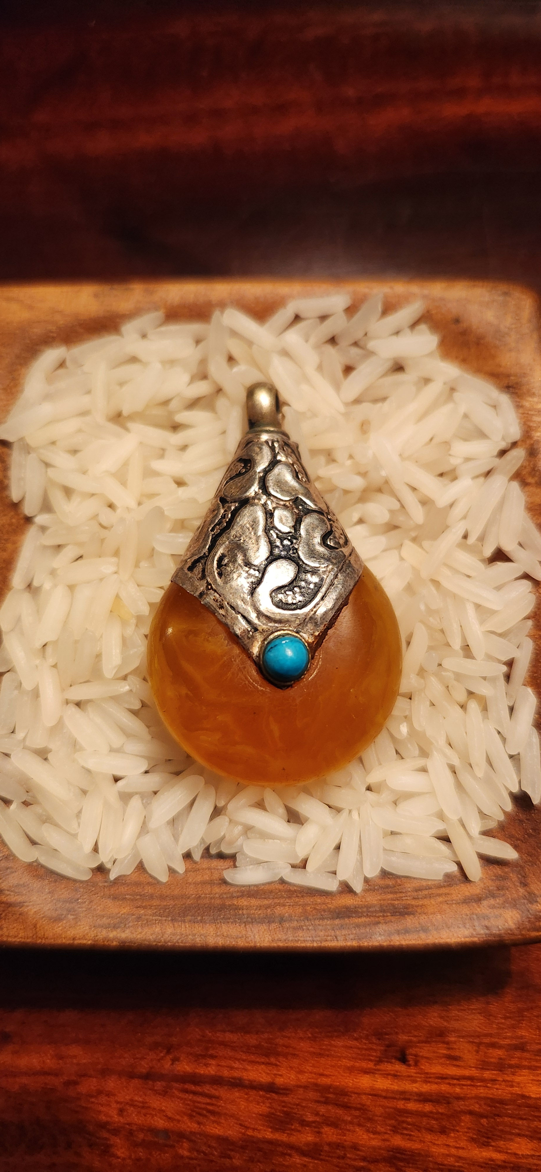 copy of Tibetan Amber Resin Pendant