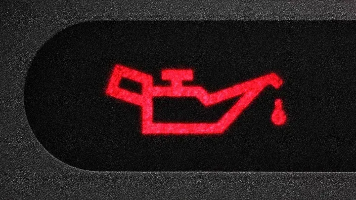 Dashboard symbols for Engine Management, Oil Pressure, and Battery Warning, crucial for Indian luxury car owners to understand for prompt action.