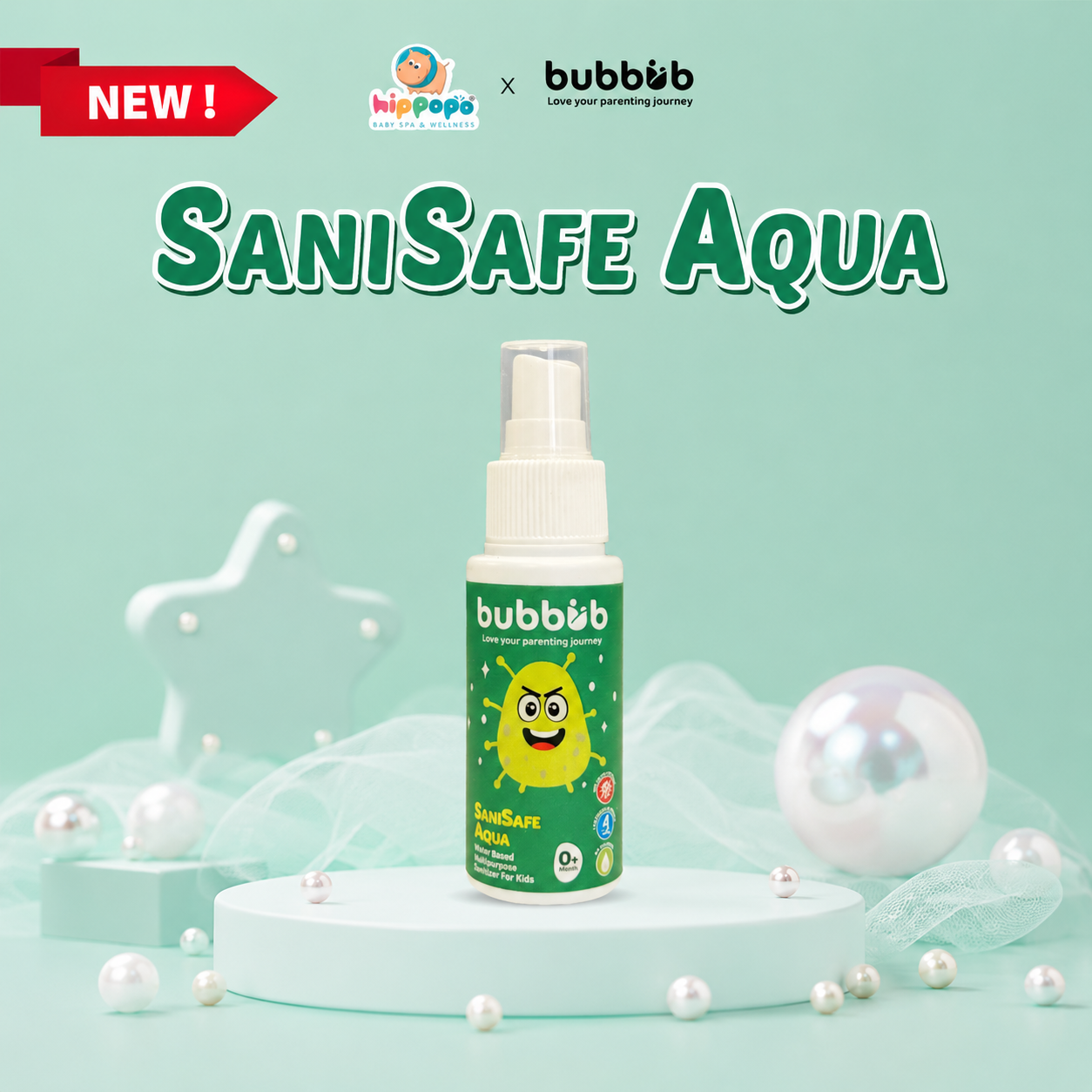 Bubbub SaniSafe Aqua 50ml