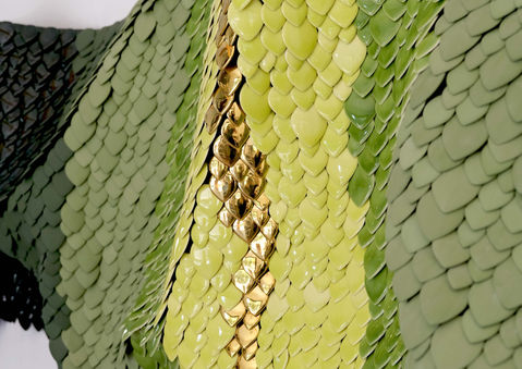 Porcelain tapestry by Juliette Clovis