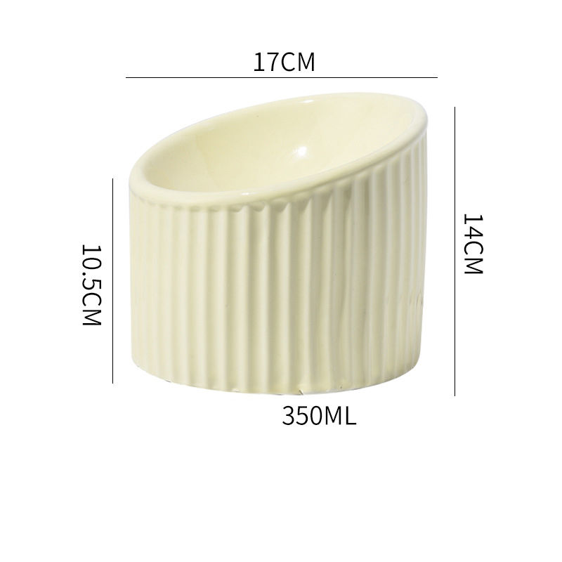 Thumbnail: Elevated Ceramic Cat Bowls