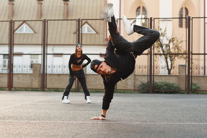 Breakdance-Aufführung
