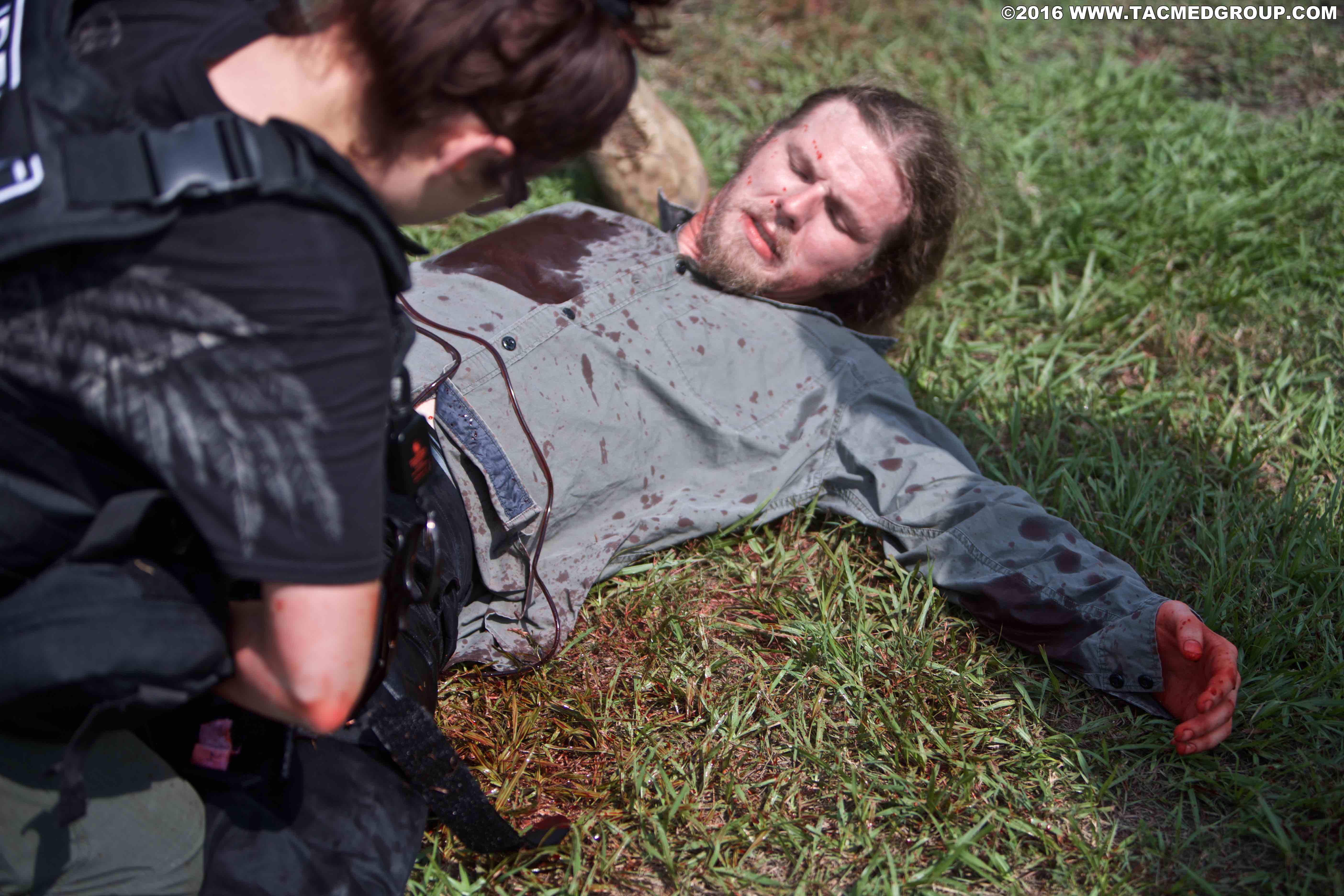 Victim in distress