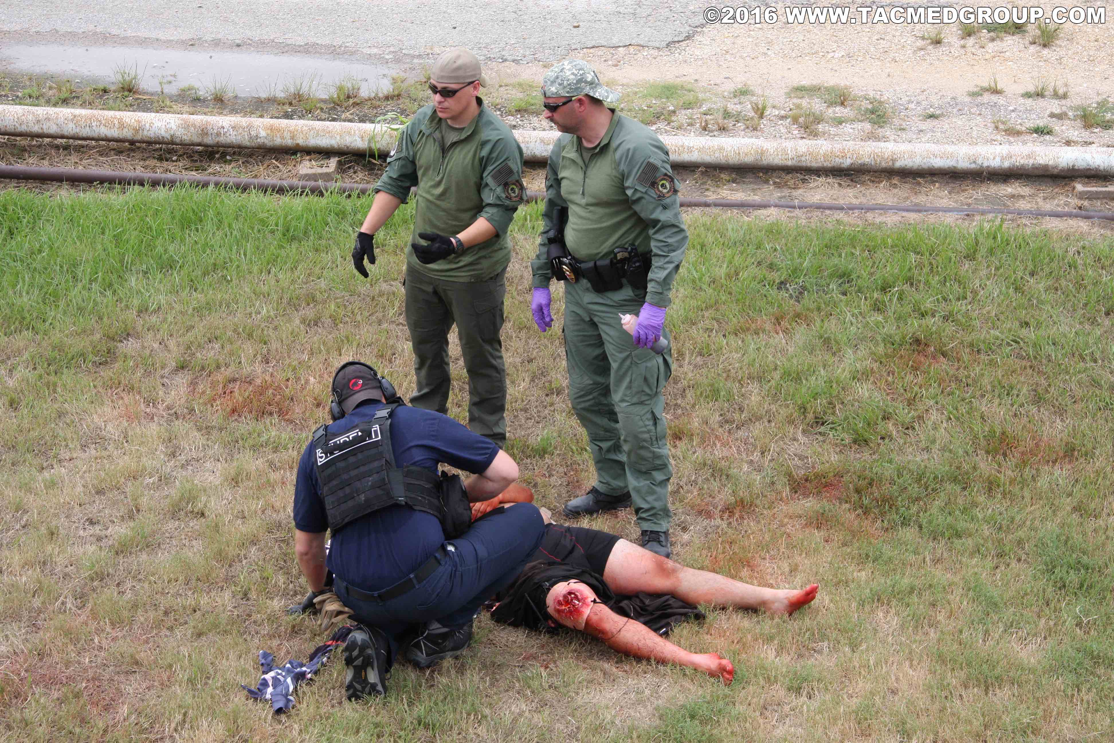 TCCC Student treating victim