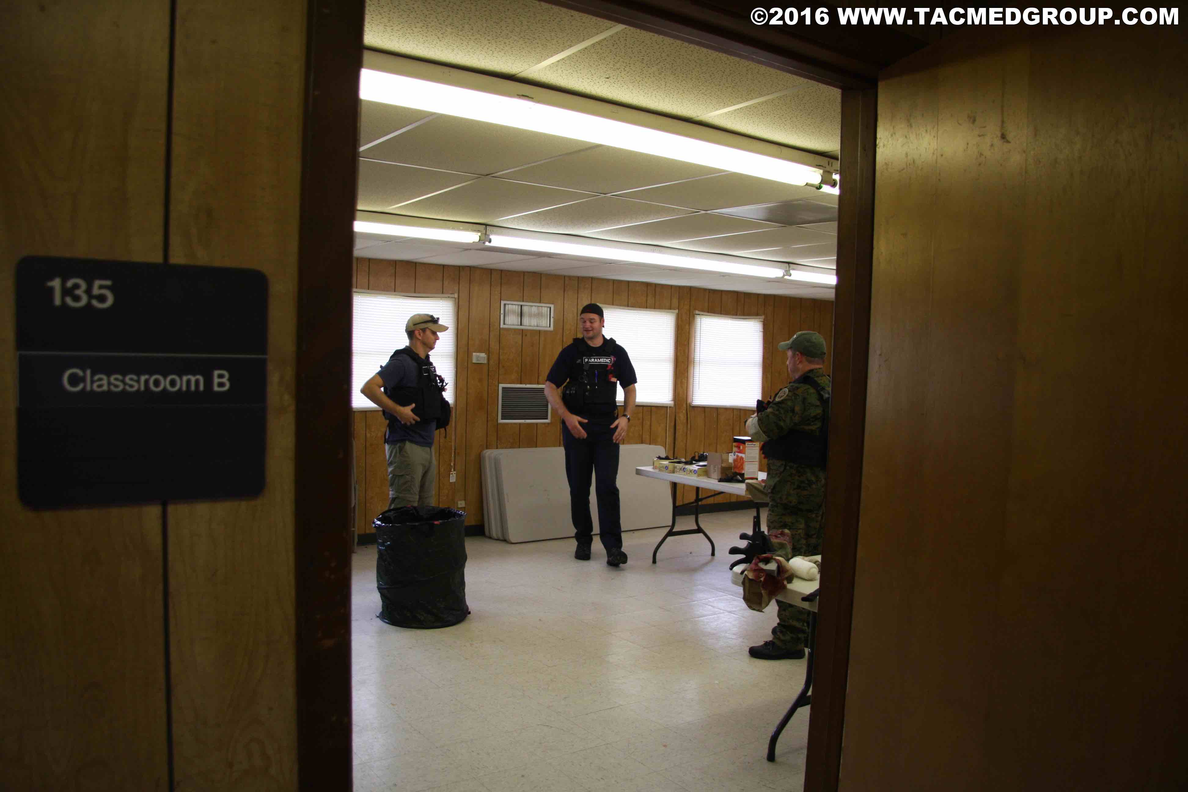 Students in the skills room