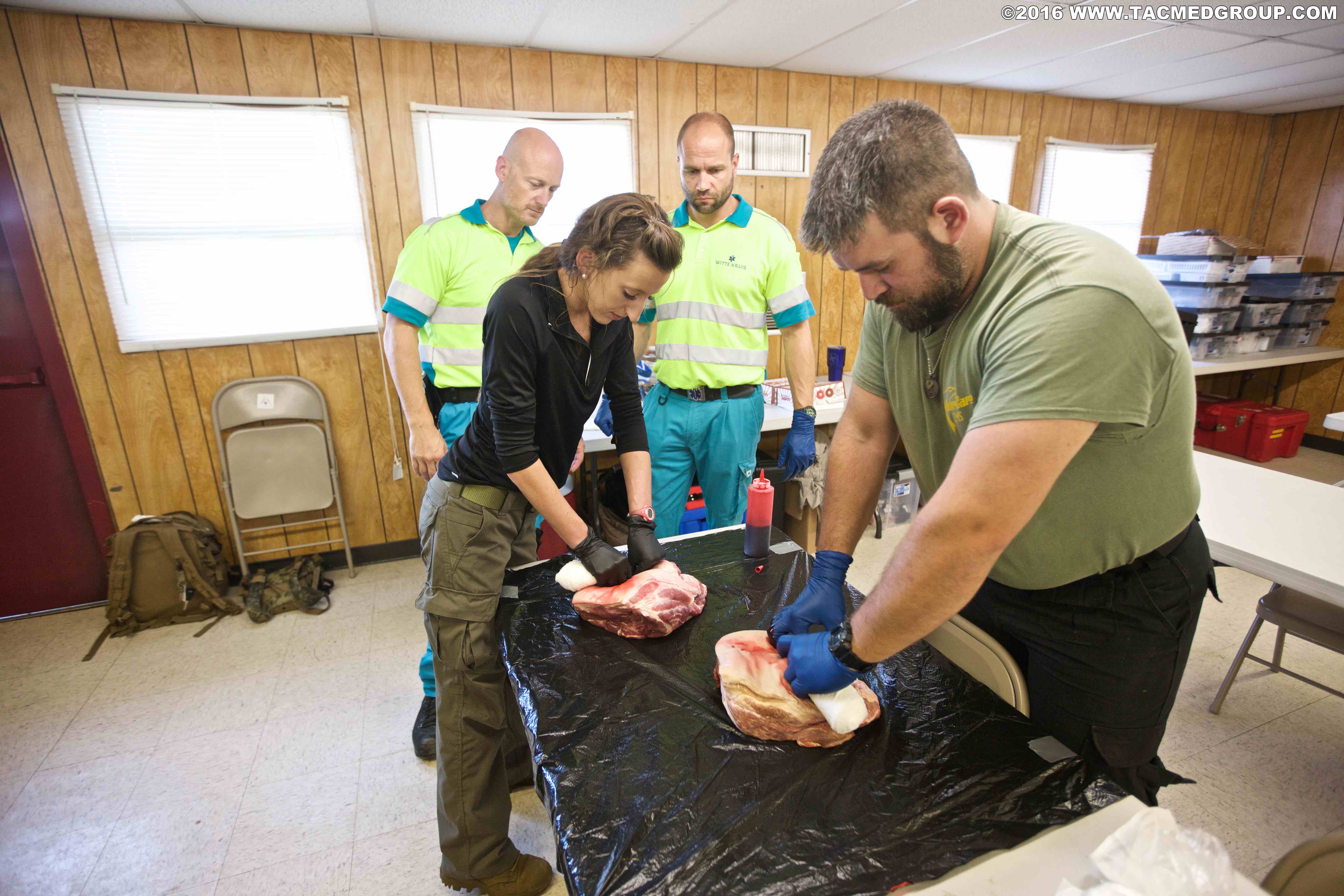 Netherland Paramedics look on