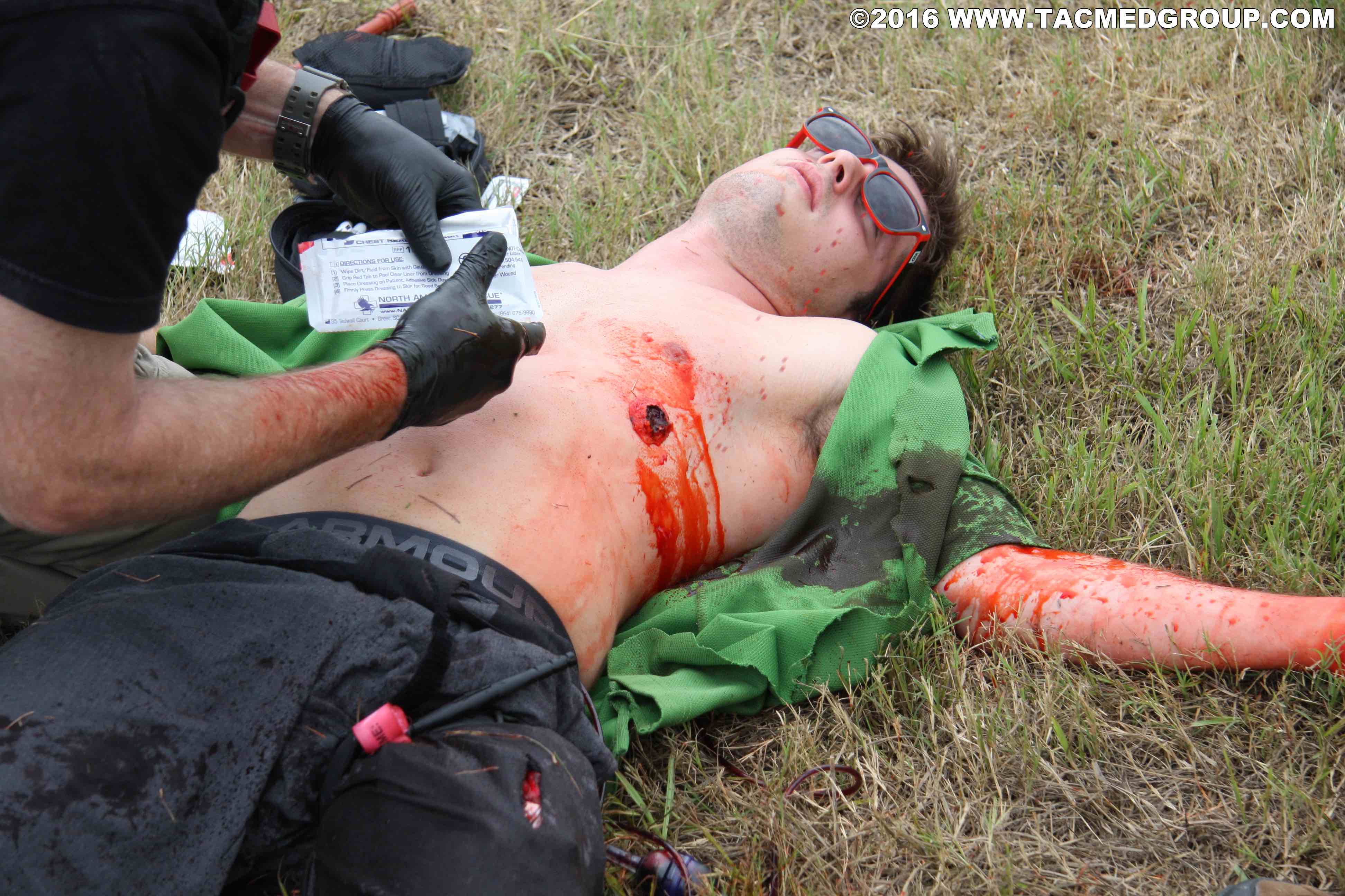 Chest wound found Seal to go on