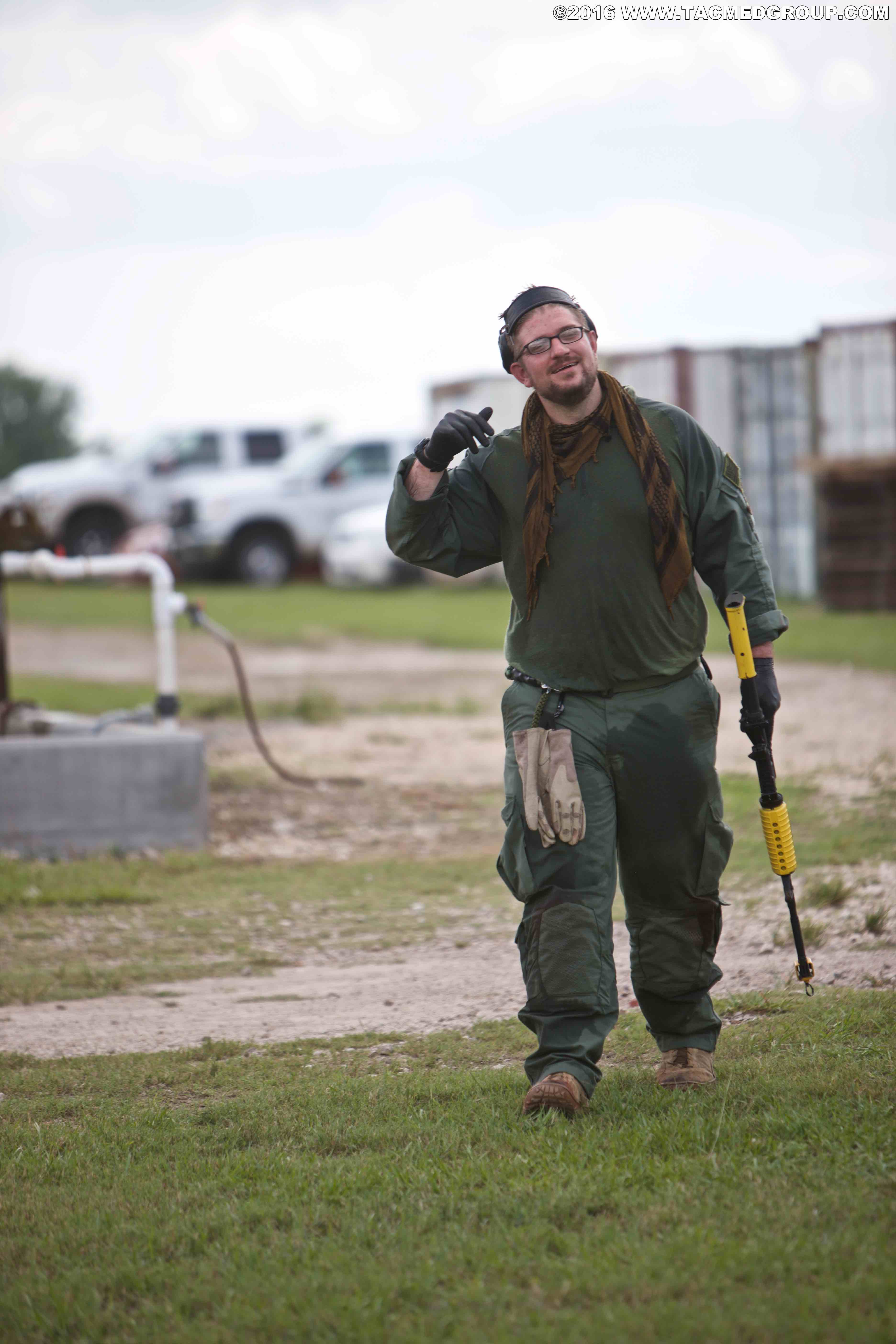 Our shooter on the move