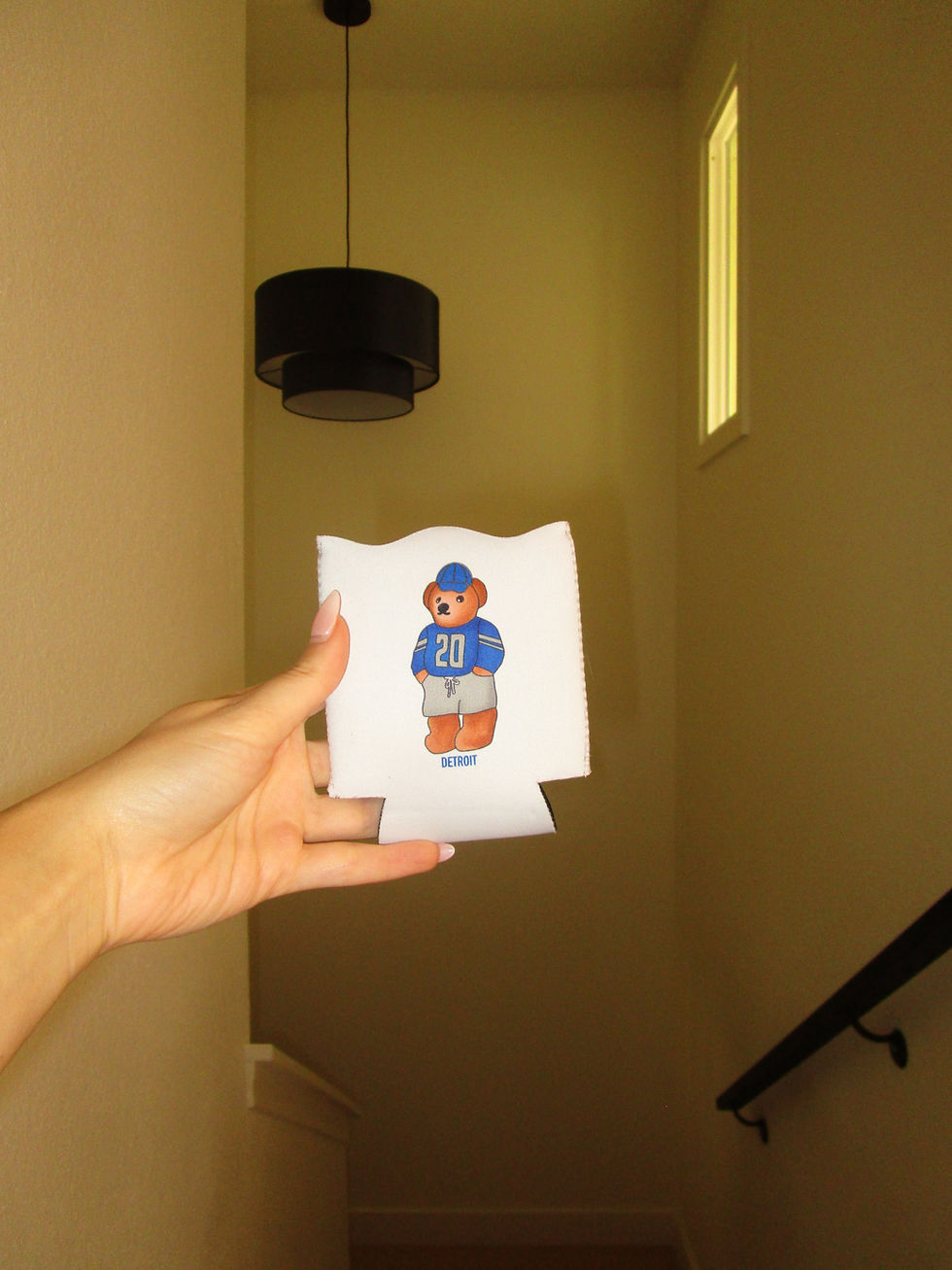 Thumbnail: DETROIT TEDDY KOOZIE (standard 12oz)