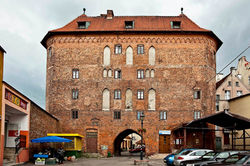 Wysoka Brama w Lidzbarku Warm.