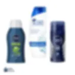 Men’s cabin-approved travel shower pack with compact toiletry essentials
