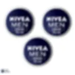 Pack of three Nivea Men Creme 75ml travel moisturisers for cabin bag and carry-on travel