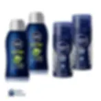Nivea Men travel toiletries kit with shower gel and deodorant for cabin bag and carry-on travel
