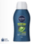 Nivea Men Energy shower gel included in a couples cabin-approved toiletry kit