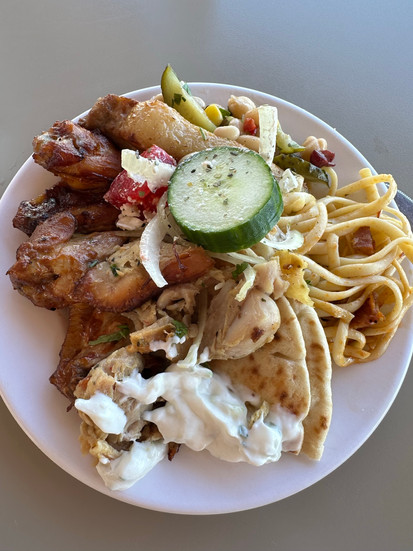 Food in the hotel (lunch)