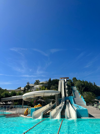 Waterpark big slides