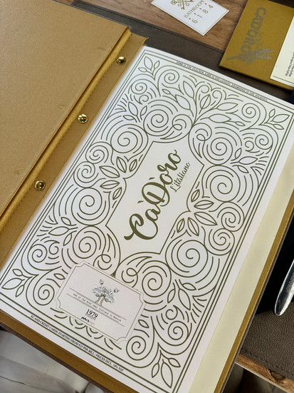 Cadoro Menu