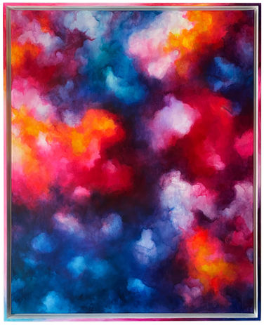 abstract artwork by artist Jana Larisa, titeled as "pulsing desire", 2023