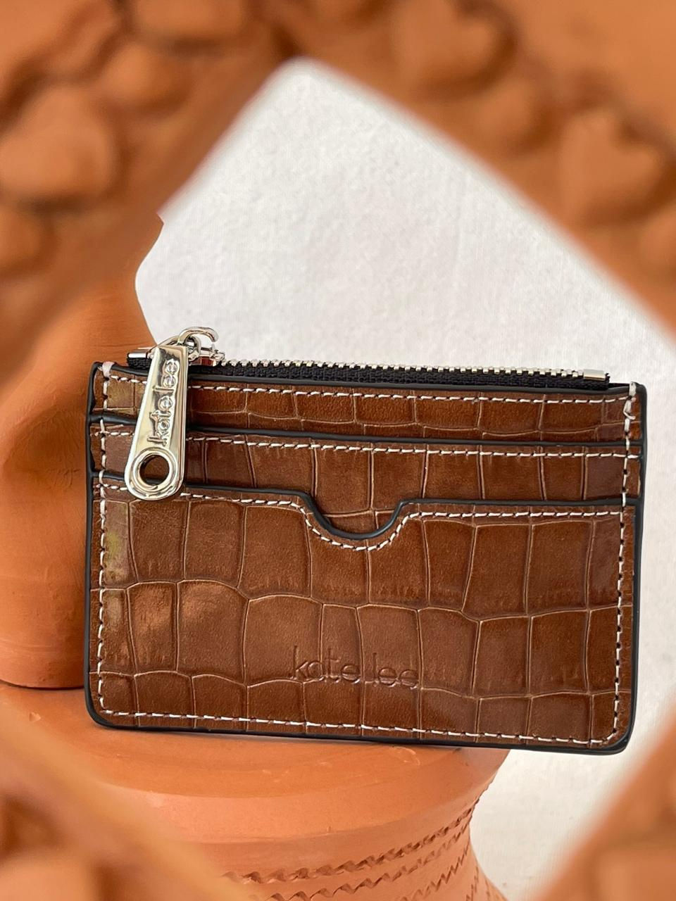 Miniature : ANYSSA - Porte carte - Porte monnaie - Cuir doublé coton