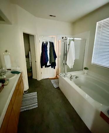 Primary Bathroom Refresh Before