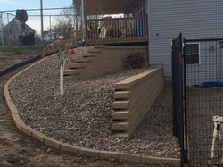 Finished Multi-Level Retaining Walls