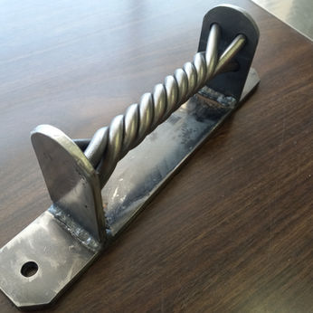 Custom Ornamental Iron Fabrication Door Handle