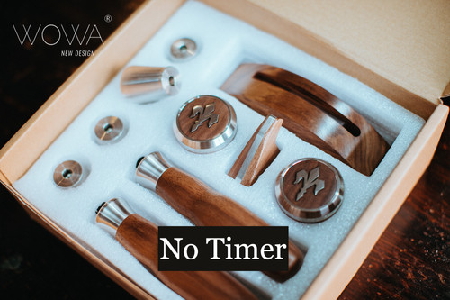 No timer)Stainless Steel & Wood Modification kit for Mini | wowa