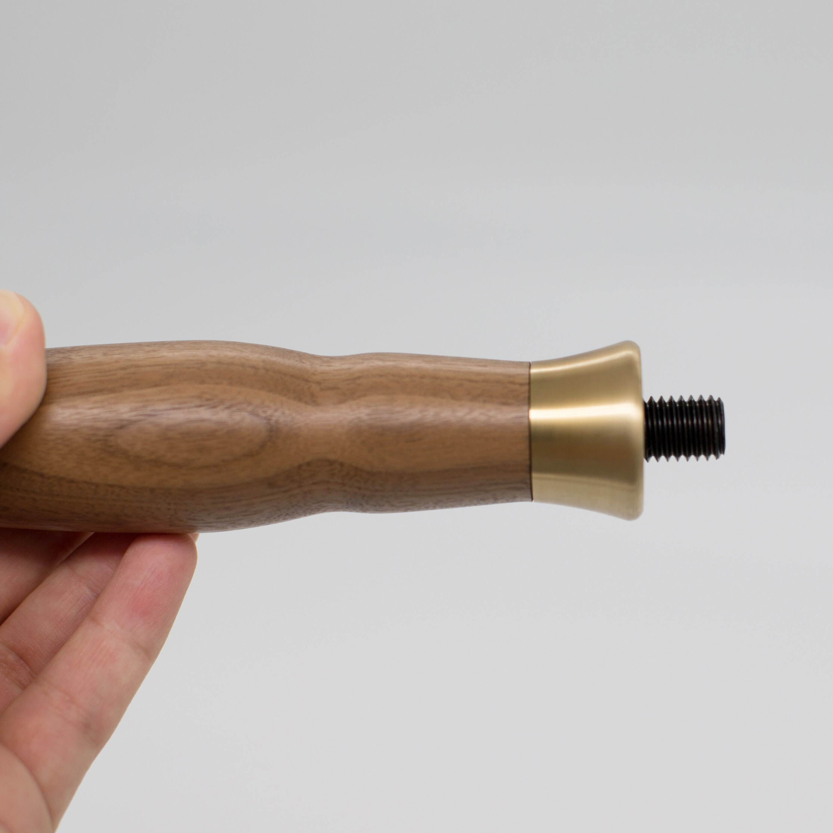 LM Type Portafilter Handle Metal with Wood